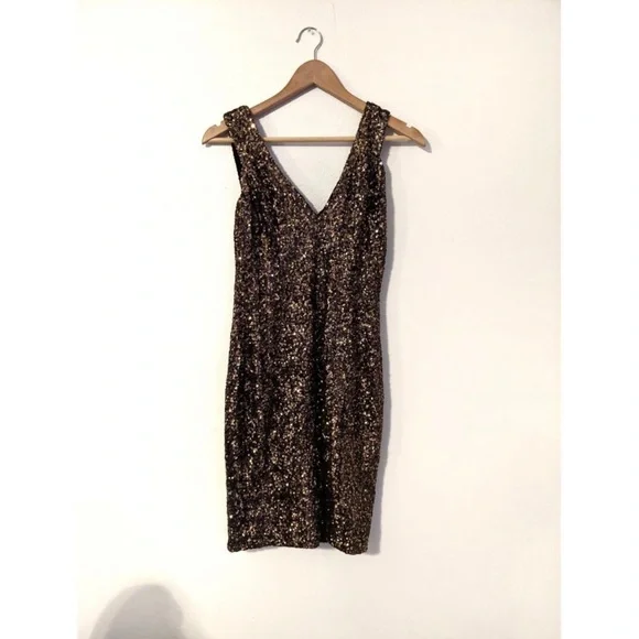 open lace back dress Anika Maxi Dress - Brown Polka Dot
